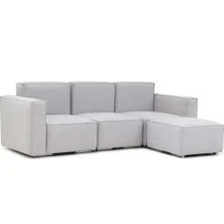 Combinação de 3 Módulos + Puff - Sofá Modular Young