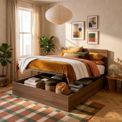 Cama Nordic com Arrumação