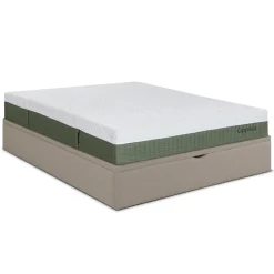 Pack Sommier de Tampo Elevatório Kenya + Colchão Kappiton Premier Hybrid