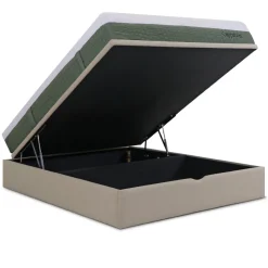 Pack Sommier de Tampo Elevatório Kenya + Colchão Kappiton Premier Hybrid